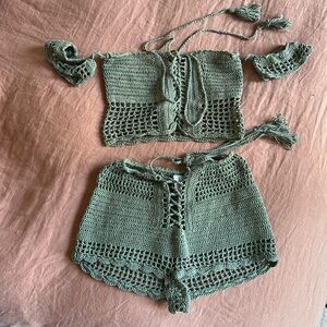 Crochet Boho Beach Set